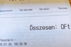 blokknyamtató-próbeüzem
